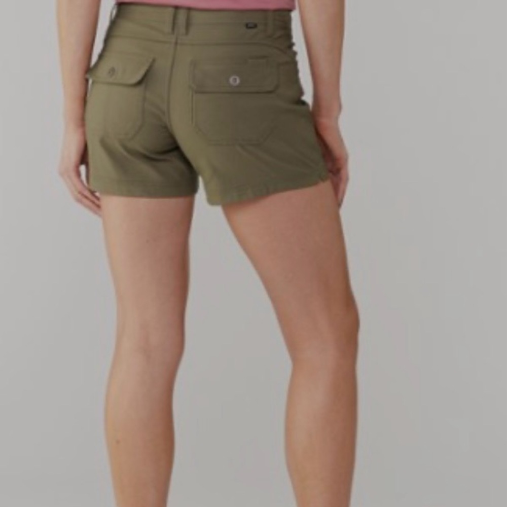 Prana Halle Short ll Size 6 Olive Green Athletic Hiking